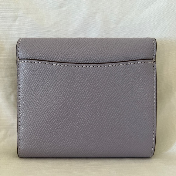 Coach Crossgrain Leather Small Trifold Wallet - Picture 2 of 6